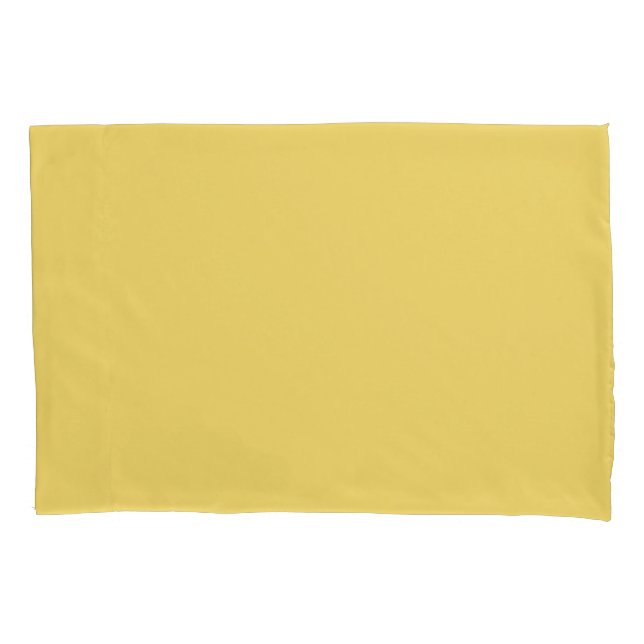 Trend Colour - Soft Yellow Pillow Case (Front)