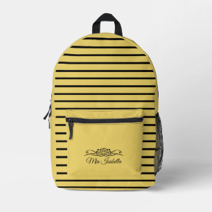 Trend Colour Soft Yellow Print Cut Sew Bag
