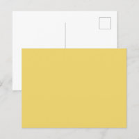 Trend Colour - Soft Yellow Solid Postcard