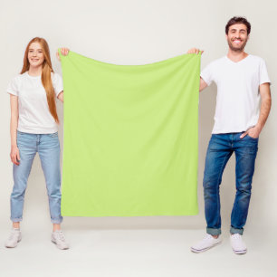 Trend Colour - Spring Green Fleece Blanket