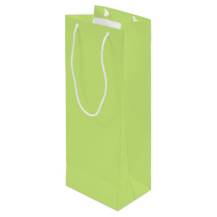 Trend Colour - Spring Green Wine Gift Bag