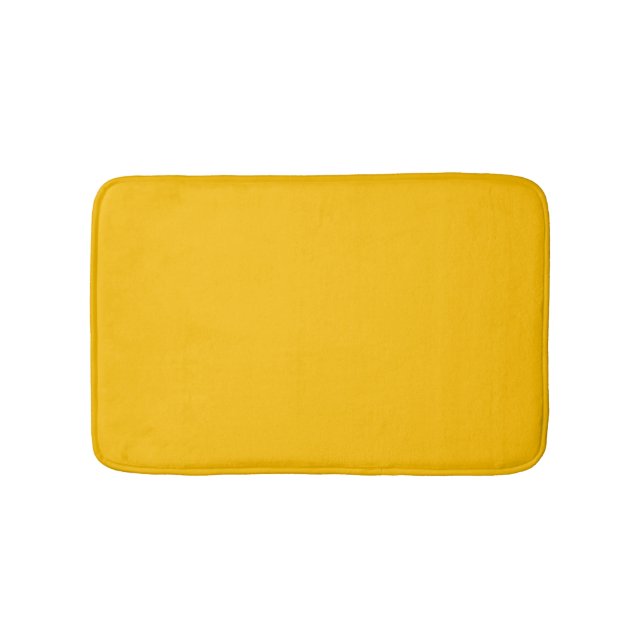 Trend Colour - Sunburst Yellow Bath Mat (Front)
