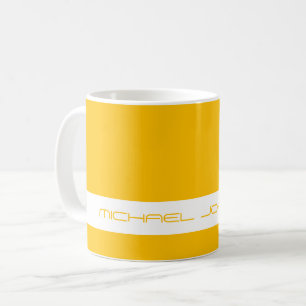 Trend Colour Sunburst Yellow - Futuristic Name Mug