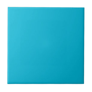 Trend Colour - Vivid Cyan Decorative Ceramic Tile
