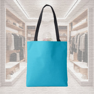 Trend Colour - Vivid Cyan Tote Bag