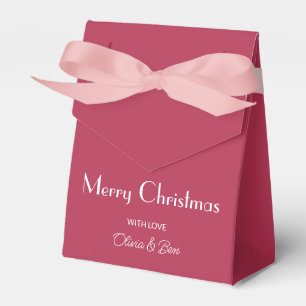 Trend Colour Warm Pink Favour Box