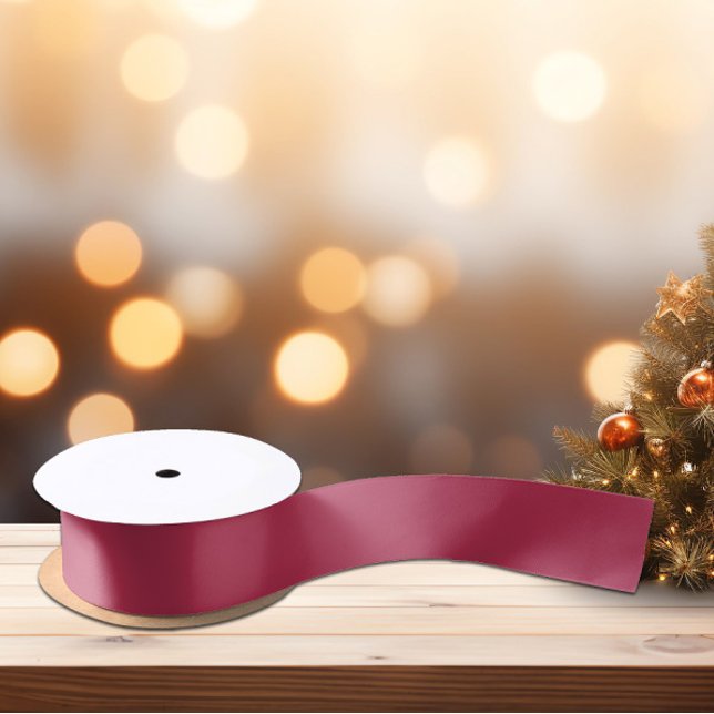 Trend Colour Warm Pink Satin Ribbon (Creator Uploaded)