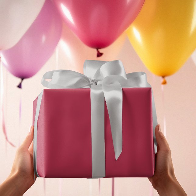 Trend Colour Warm Pink Wrapping Paper Sheet (Creator Uploaded)