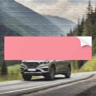 Trend Colour - Watermelon Pink Bumper Sticker