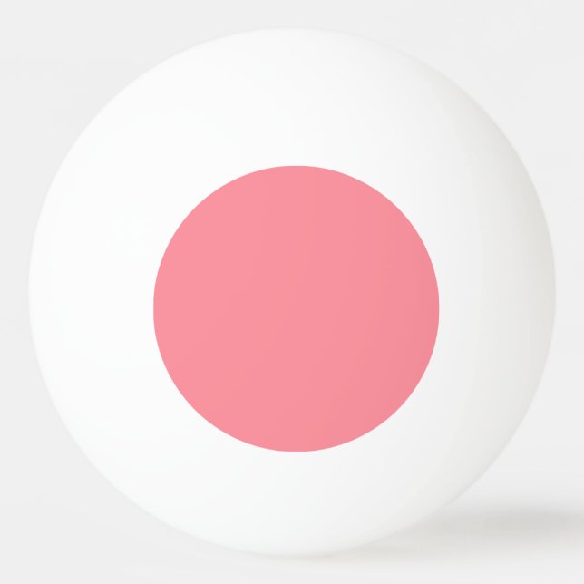 Trend Colour - Watermelon Pink Ping Pong Ball (Front)
