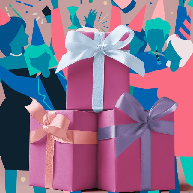 Trend Colours - Berry Colour - Solid Wrapping Paper Sheet (Creator Uploaded)