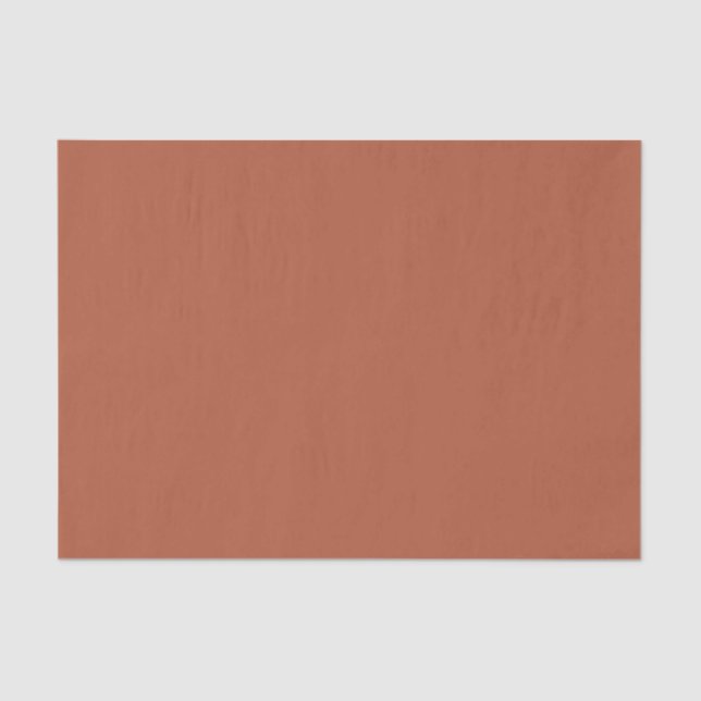 Trend Colours - Burnt Copper Colour - Solid Tissue Paper (Front)