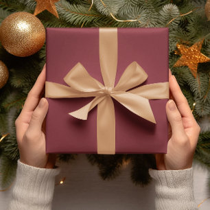 Trend Colours - Crimson Red Colour - Solid Roll Wrapping Paper