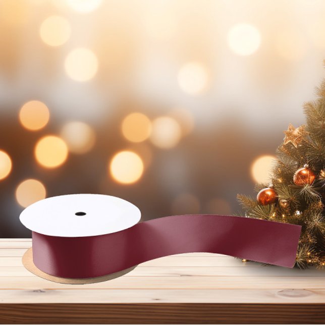 Trend Colours - Crimson Red Colour - Solid Satin Ribbon (Creator Uploaded)