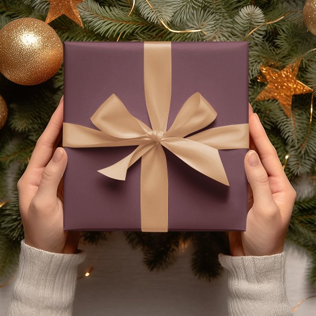 Trend Colours - Dark Red Wine Colour - Solid Roll Wrapping Paper (Creator Uploaded)