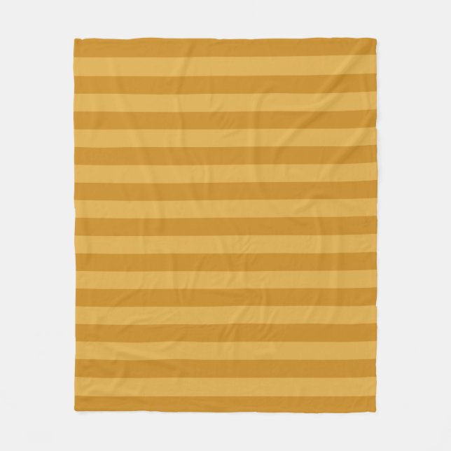 Trend Colours Earth Brown Tones Stripes Template Fleece Blanket (Front)