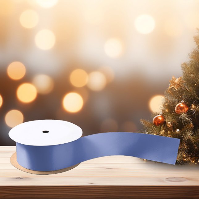 Trend Colours - Jewel Blue Colour - Solid Satin Ribbon (Creator Uploaded)