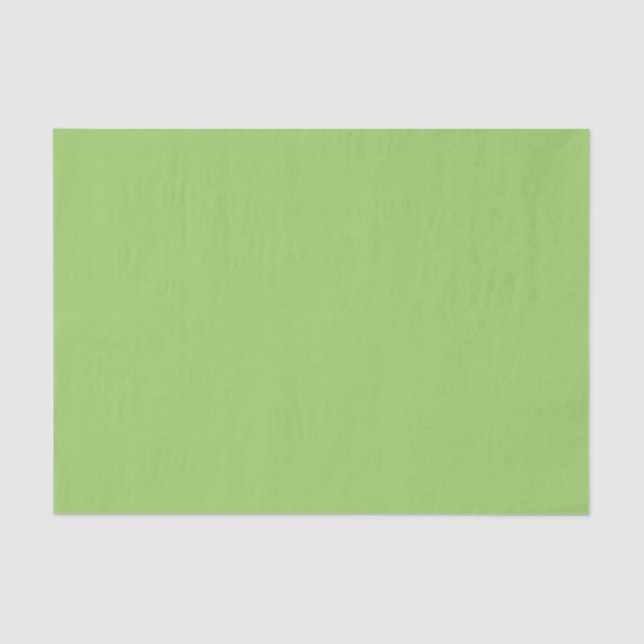 Trend Colours - Kiwi Green Colour - Solid Tissue Paper (Front)