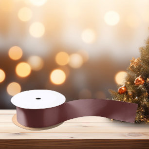 Trend Colours - Mahogany Brown Colour - Solid Satin Ribbon