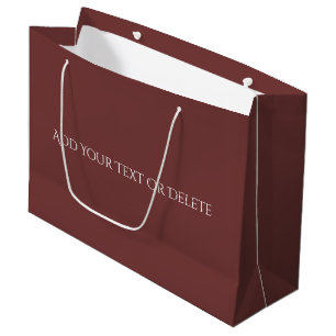 Trend Colours - Mahogany Brown Large Gift Bag