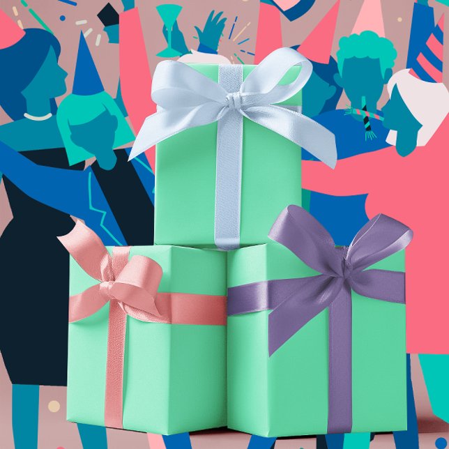 Trend Colours - Minty Green Colour - Solid Wrapping Paper Sheet (Creator Uploaded)