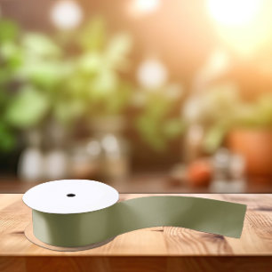 Trend Colours - Olive Green Colour - Solid Satin Ribbon