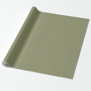 Trend Colours - Olive Sage Colour - Solid Roll Wrapping Paper
