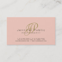 Trend Colours Photographer Monogram Template