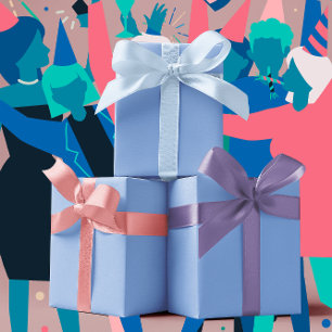 Trend Colours - Powder Blue Colour - Solid Wrapping Paper Sheet