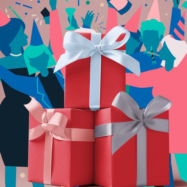 Trend Colours - Vibrant Red Colour - Solid Wrapping Paper Sheet (Creator Uploaded)