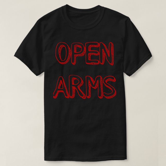 Trend Design Open Arms Great Men Of Guardiola Worl T-Shirt (Design Front)
