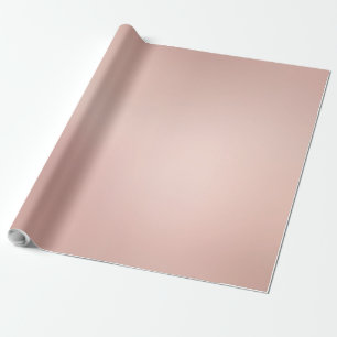 Trend Elegant Rose Gold Template Large Glossy Gift Wrapping Paper