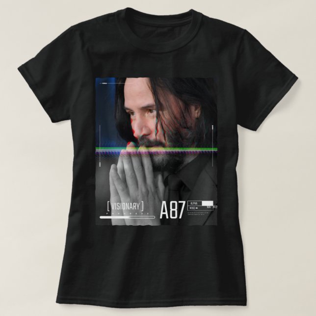 Trend Keanu Art Reeves Gifts For Music Fans T-Shirt (Design Front)