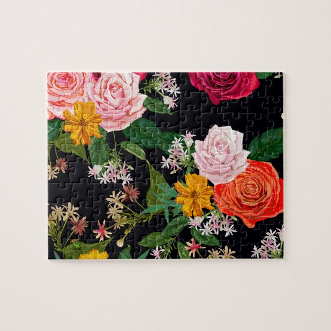 trend trendy fall fashion women trendy queen hoodi jigsaw puzzle (Horizontal)