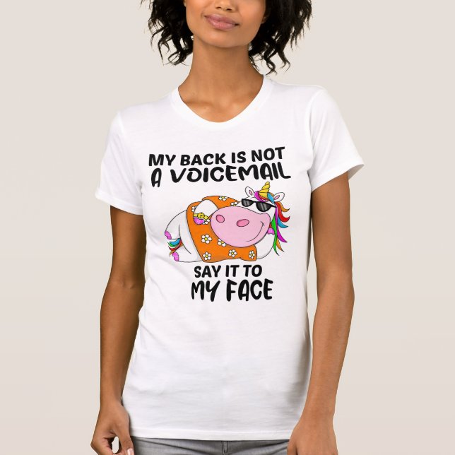 trendiest unicorn top (Front)