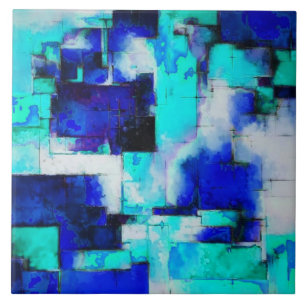 Trending Abstract Painting Art M2 Ceramic Tile