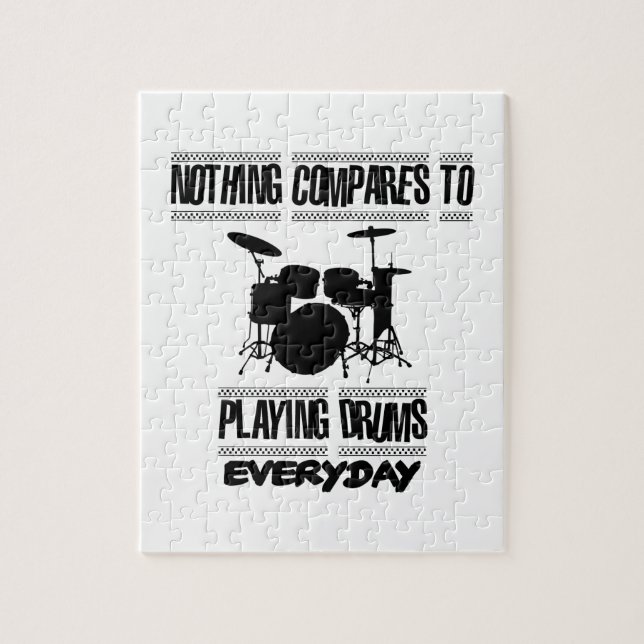 Trending Drummer designs Jigsaw Puzzle (Vertical)