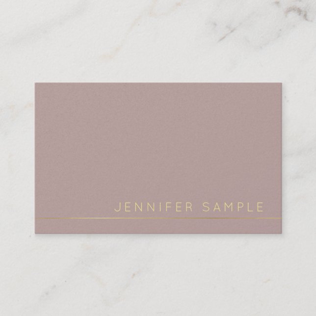 Trending Elegant Colour Pearl Finish Luxury Business Card (Front)