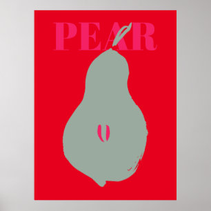 Trending Fruit and Vegetable Illustrations Poster