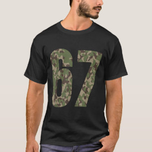Trending Gen Alpha Six Seven 6 7 Meme Cam Multi Ca T-Shirt