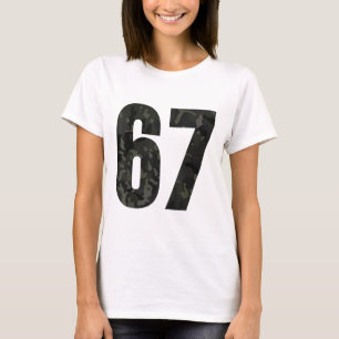 Trending Gen Alpha Six Seven 6 7 Meme Cam Multi Ca T-Shirt