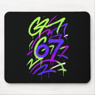 Trending Gen Z Alpha Six Seven 6 7 _5  Mouse Pad