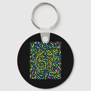 Trending Gen Z Alpha Six Seven 6 7 _6 Key Ring