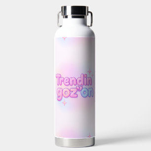 Trending Goz On Y2K Pastel Bubble Letter Water Bottle