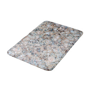 Trending Grey Mauve Pink Marble Granite Pattern Bath Mat