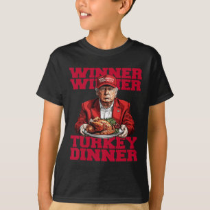 Trending Humour Trump Winner Winner Turkey Dinnert T-Shirt