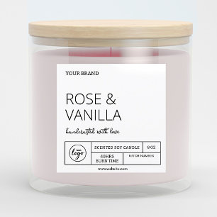 Trending Instant Download Modern Candle Labels Invitation