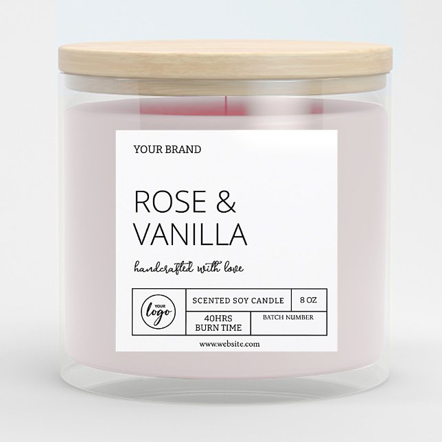 Trending Instant Download Modern Candle Labels Invitation (Creator Uploaded)