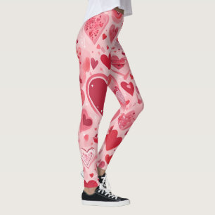 Trending Love Shape Designs Leggings