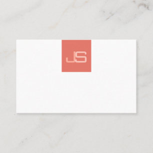 Trending Modern Monogram Elegant Template Business Card